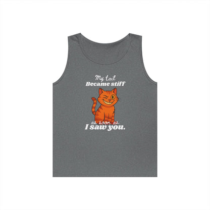 My Tail Got Stiff As Soon As I Saw You Men's/Unisex Edgy Tank Top