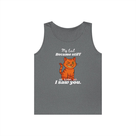 My Tail Got Stiff As Soon As I Saw You Men's/Unisex Edgy Tank Top