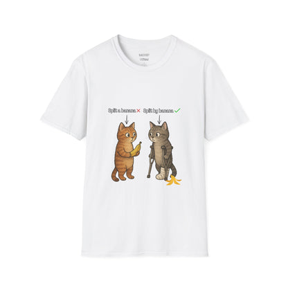 "Banana Split" Funny Cat T-shirt