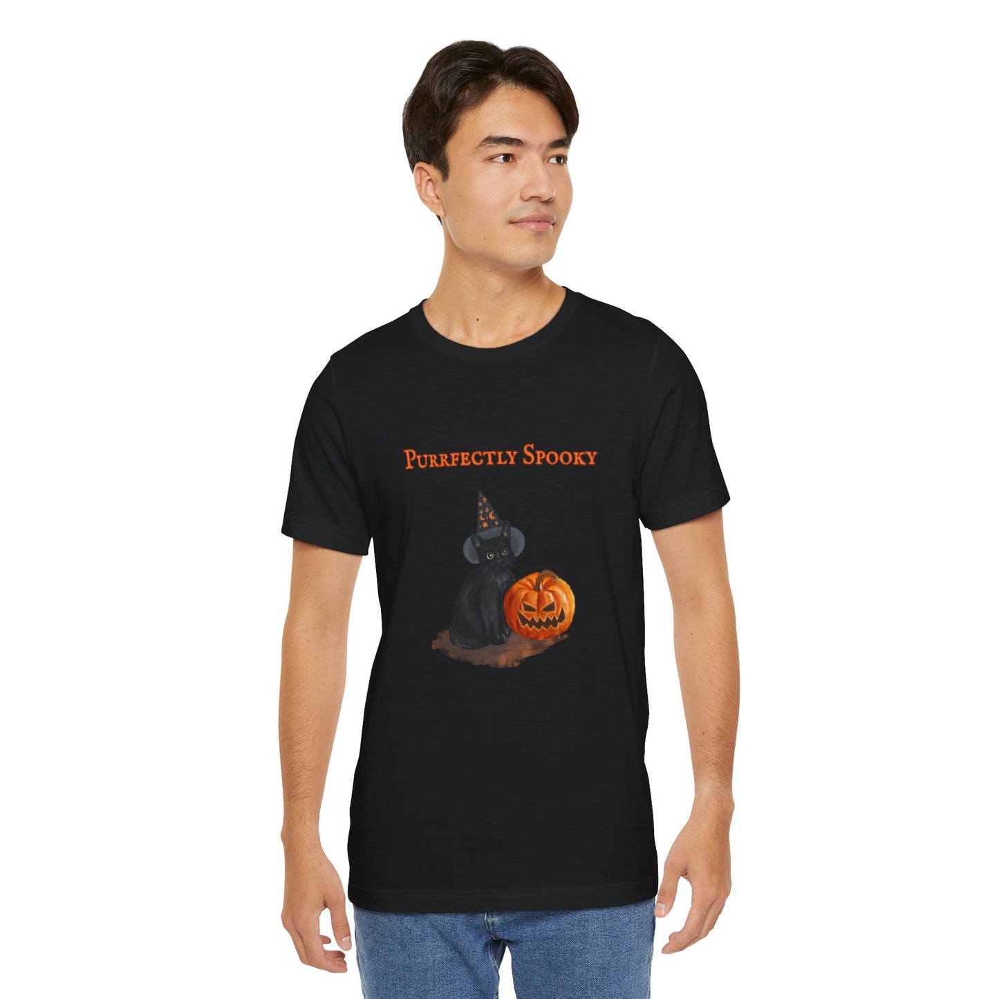 Purrfectly Spooky Halloween Unisex Shirt