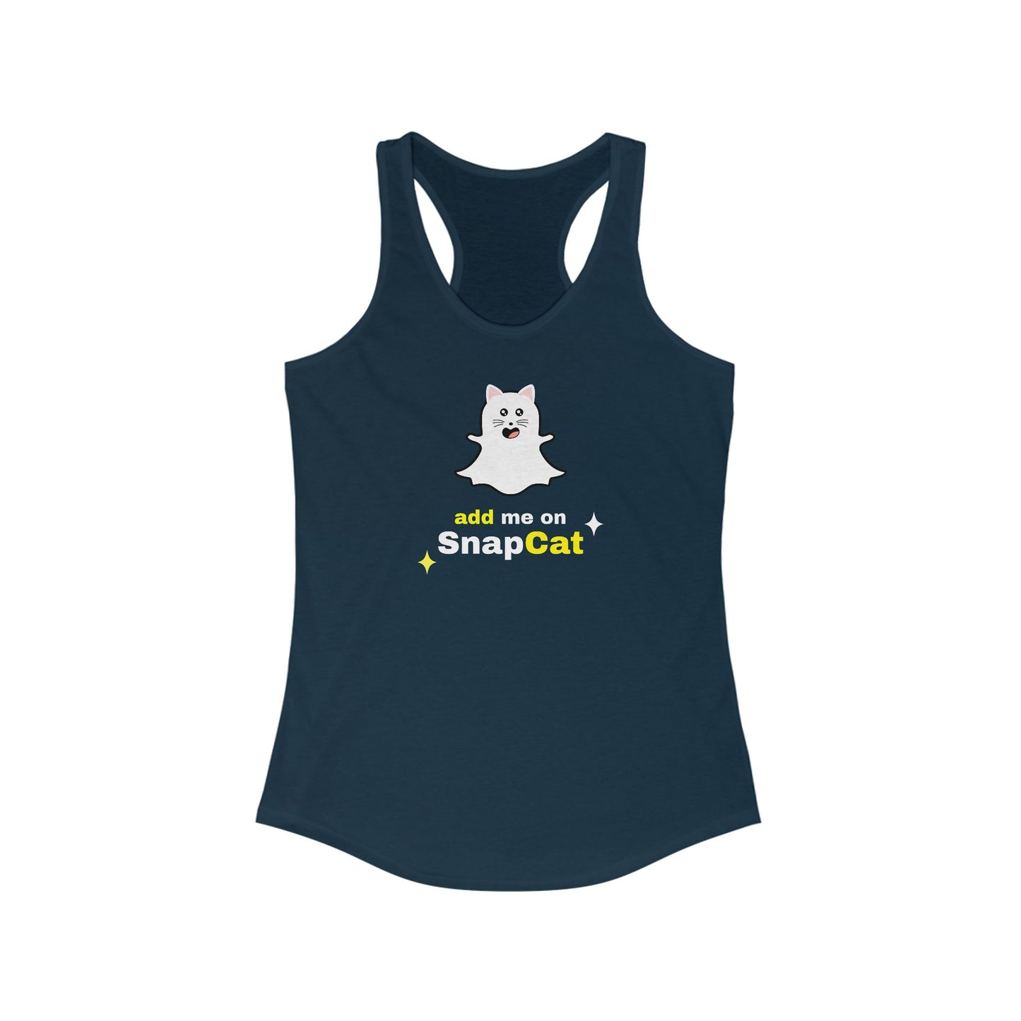 Add Me On SnapCat Funny Women's Tanktop