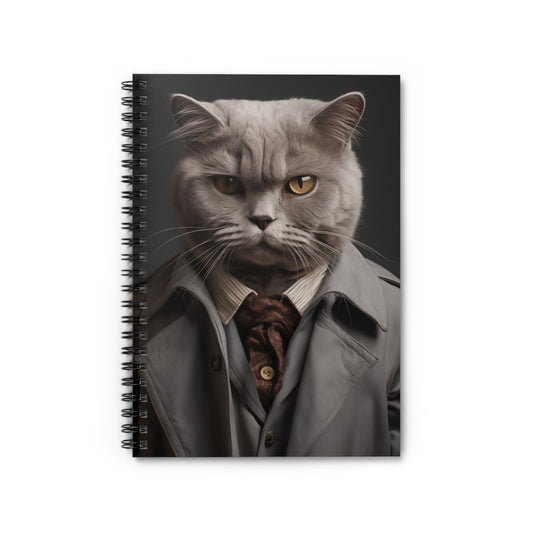 "SophistiCATed" Spiral Notebook 6" x 8"