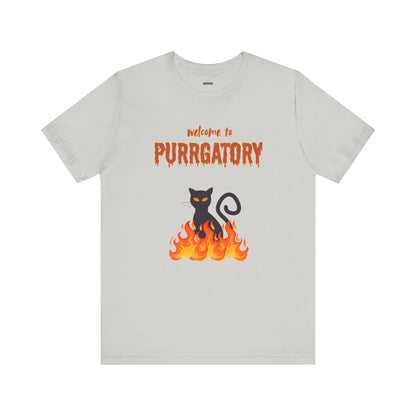 Welcome to Purrgatory Halloween Unisex Shirt