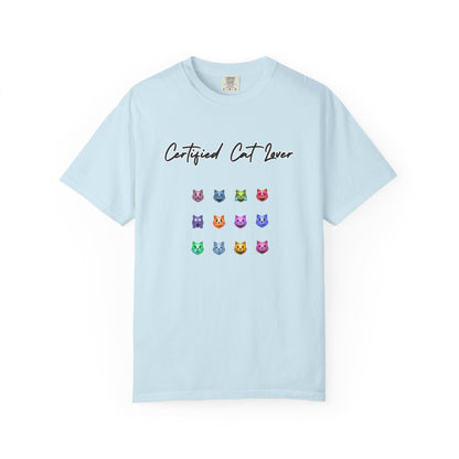 Certified Cat Lover Funny Unisex T-Shirt