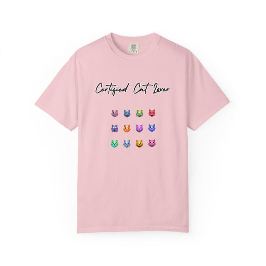 Certified Cat Lover Funny Unisex T-Shirt