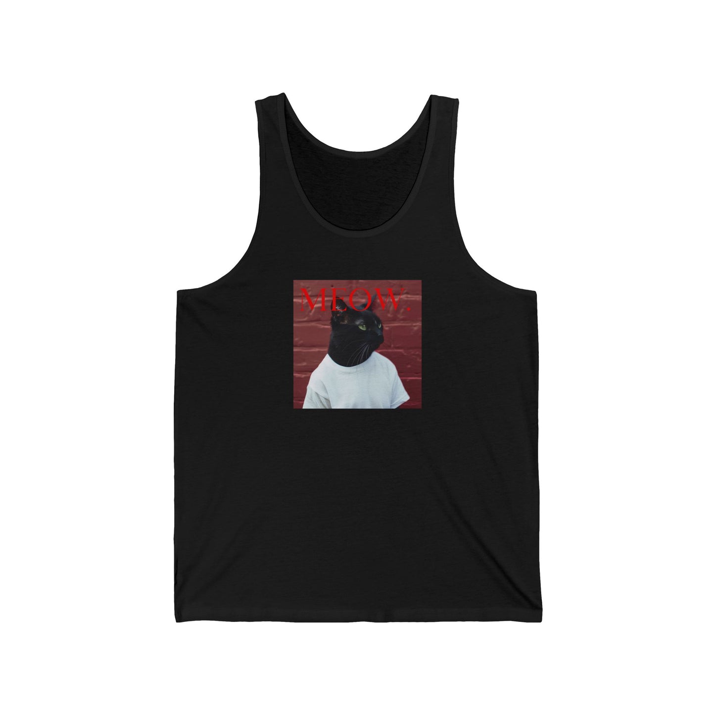 'MEOW' Funny Unisex Tank Top