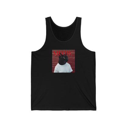'MEOW' Funny Unisex Tank Top