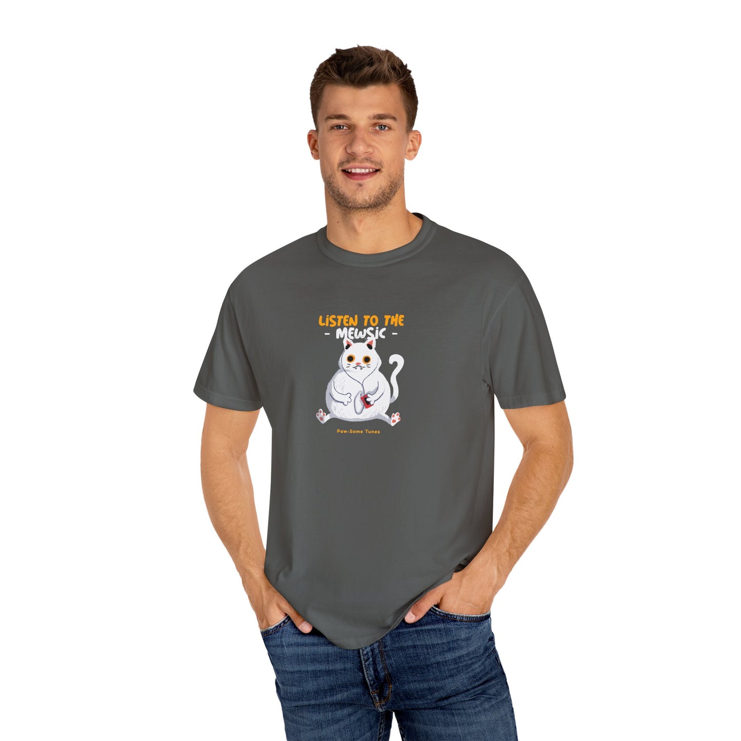 Listen to the Mewsic Men's/Unisex T-Shirt