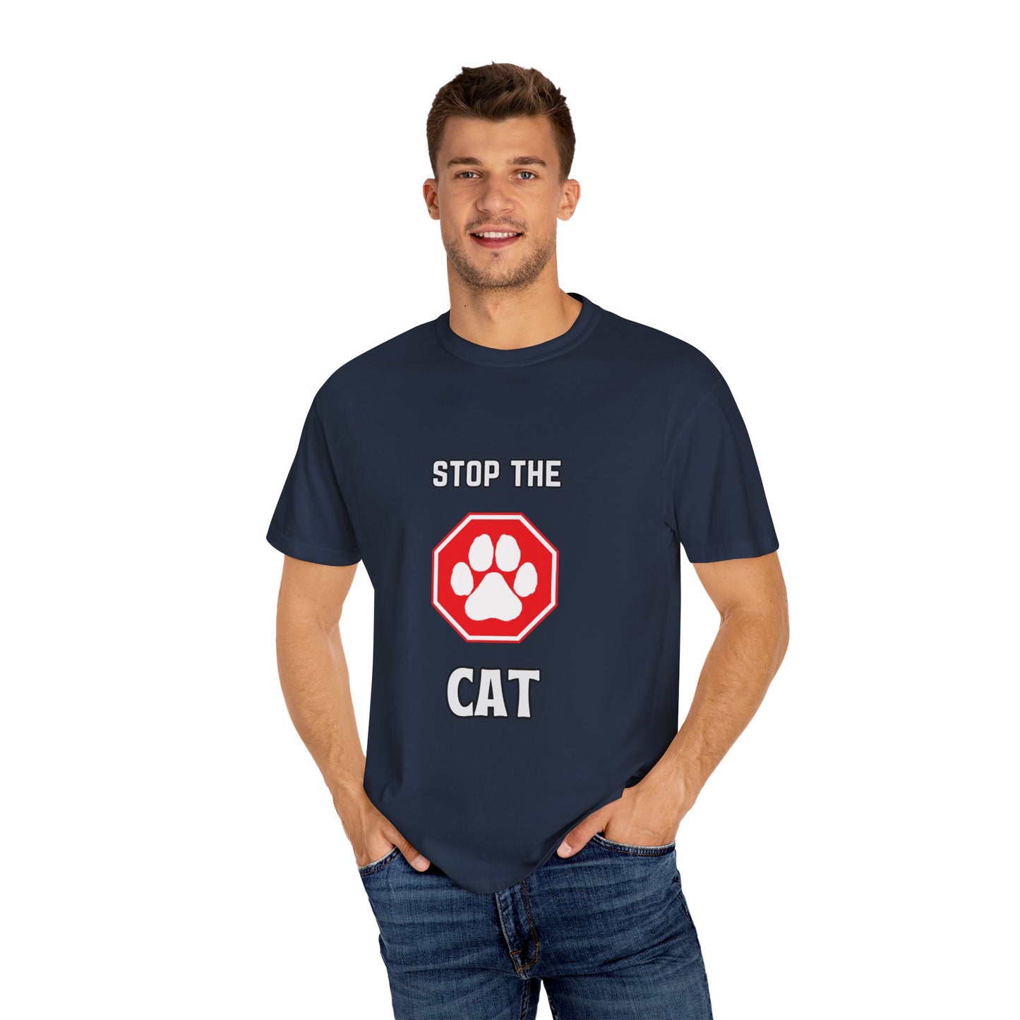 "Stop The Cat" Hilarious Cat T-Shirt
