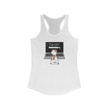 CatGPT Funny Women's Tank Top