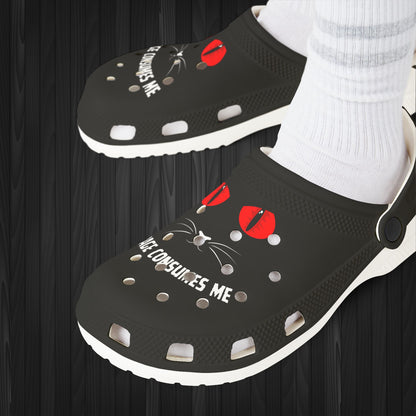 "Rage Consumes Me" - Comfy Foam Clogs