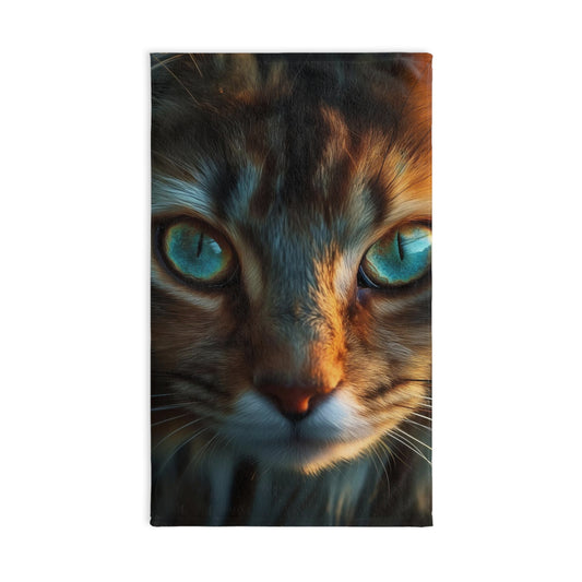 "CA(ugh)T Looking" Hand Towel 16" x 28"