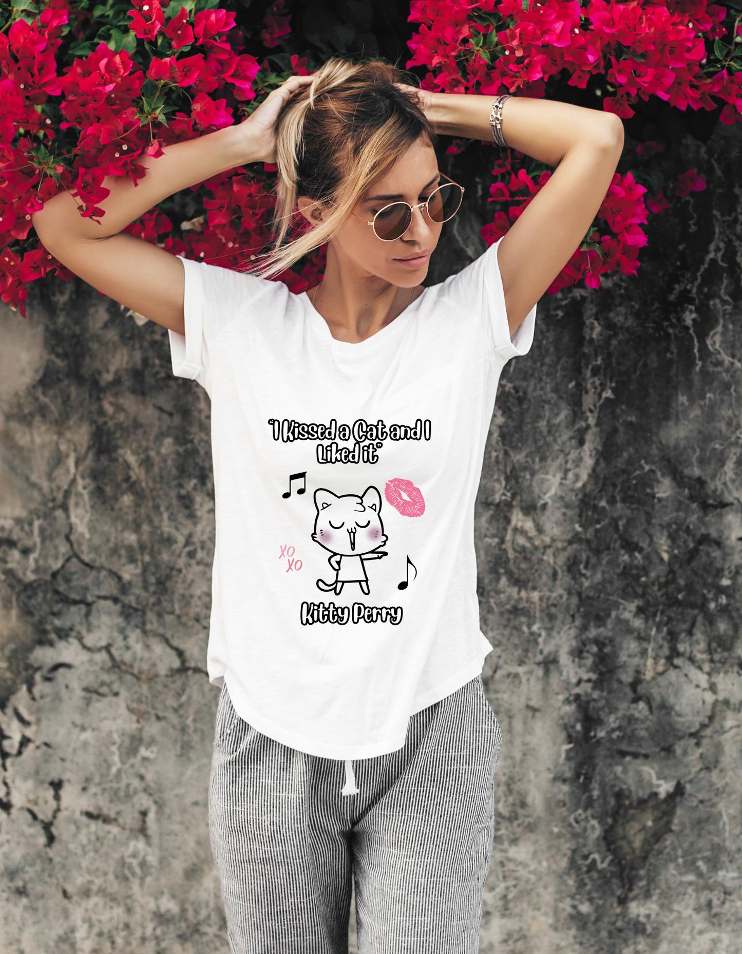Kitty Perry Women's Parody T-Shirt