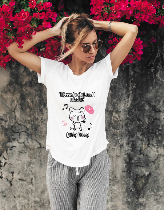 Kitty Perry Women's Parody T-Shirt