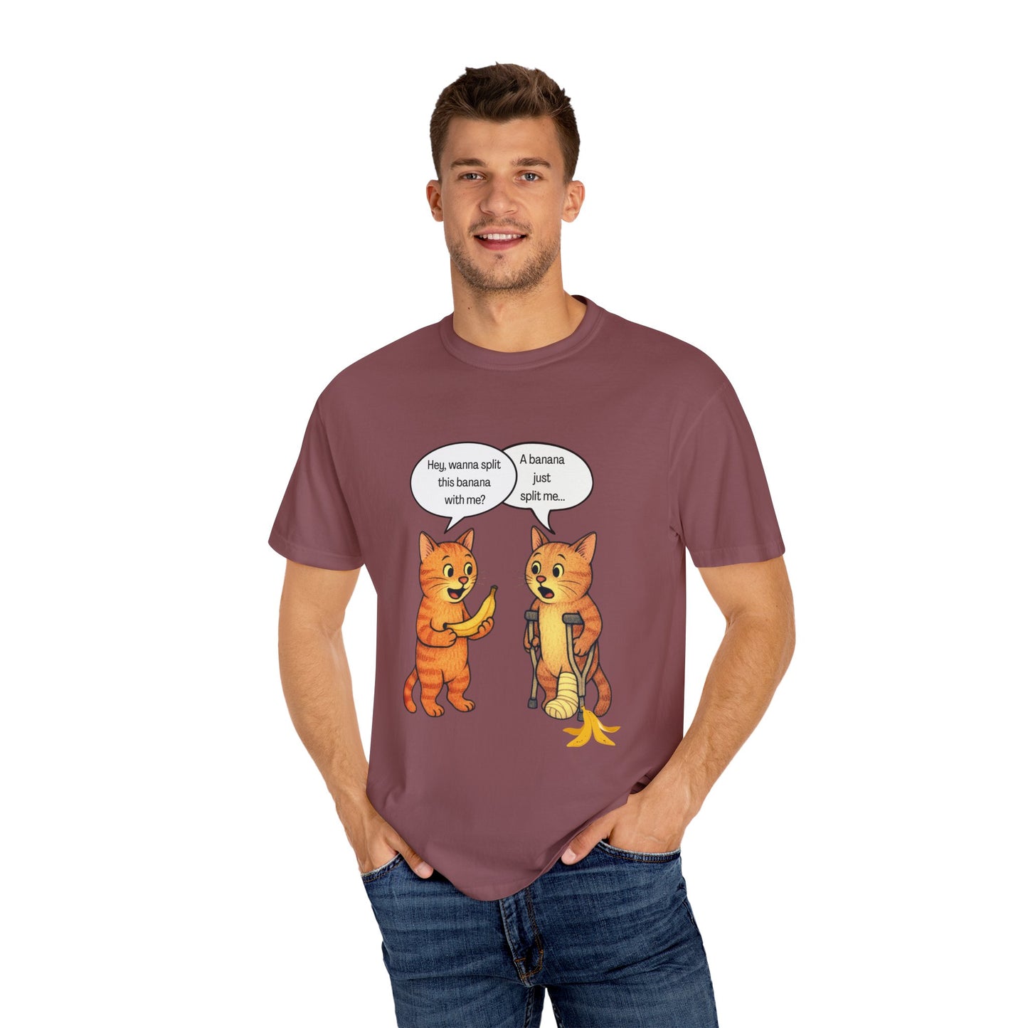 "Banana Split" - Funny Comic T-Shirt