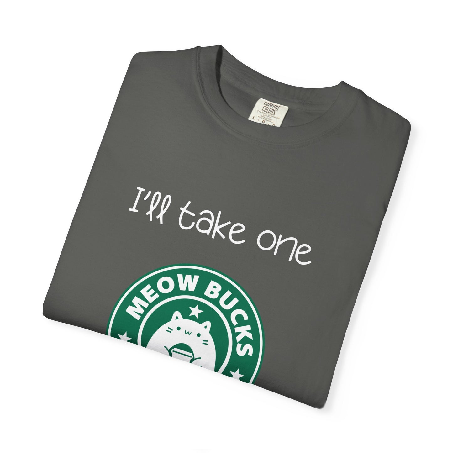 Meowbucks Coffee Men's/Unisex Cat T-Shirt