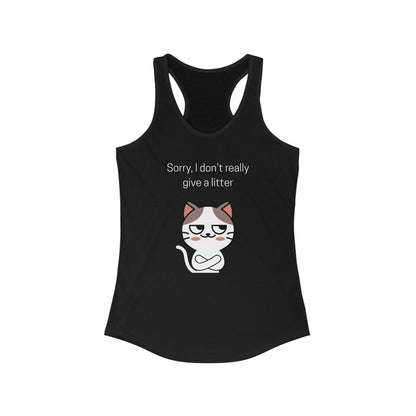 Sorry I Don't Really Give a Litter Funny Women's Tanktop