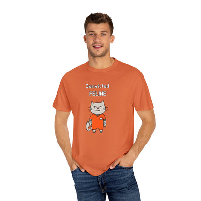 "Convicted Feline" Hilarious Cat T-Shirt