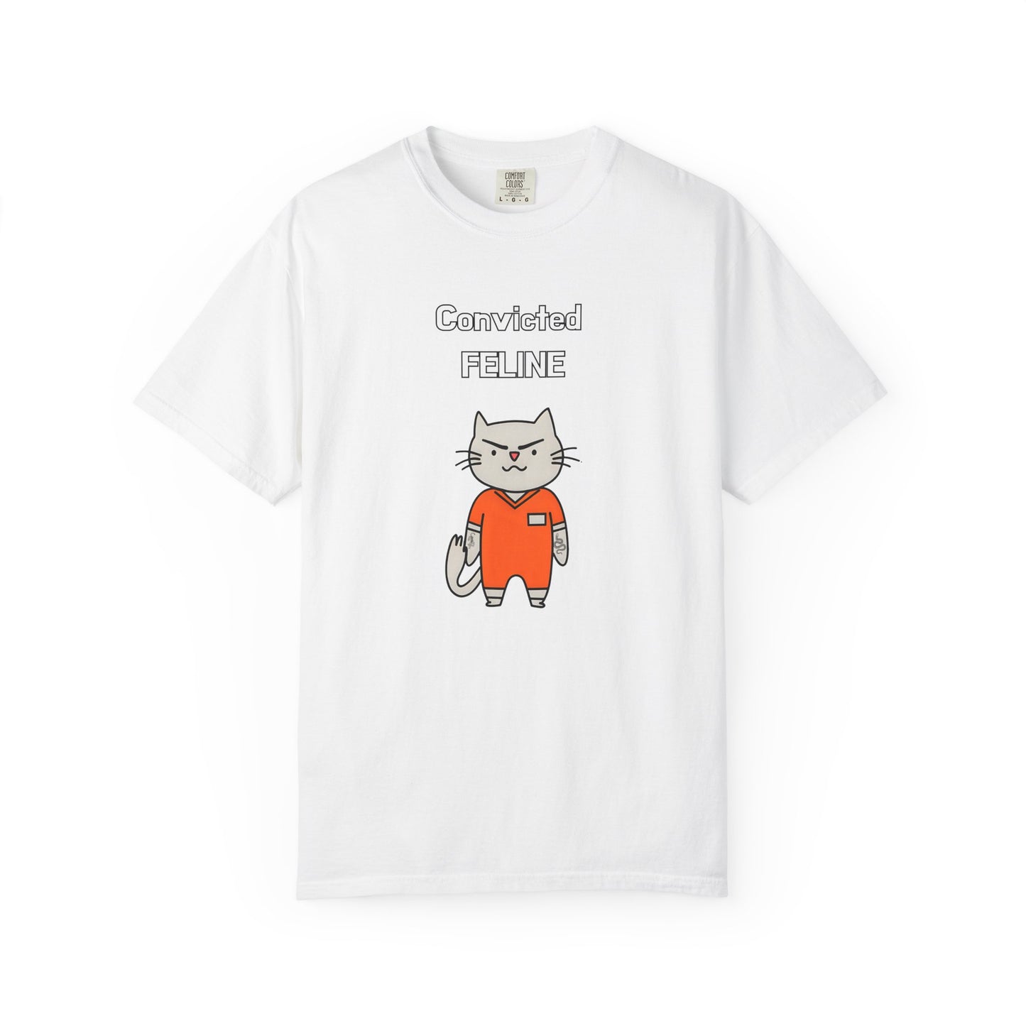 "Convicted Feline" Hilarious Cat T-Shirt