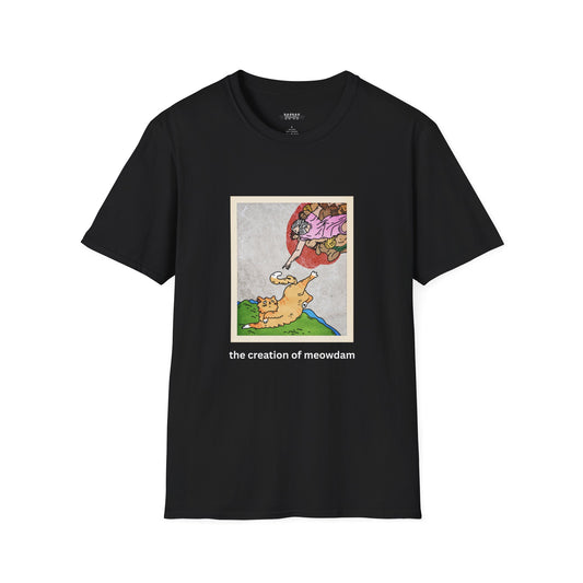 Creation of Meowdam Unisex T-Shirt