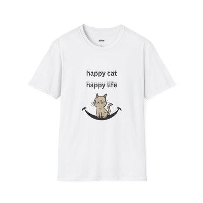 Happy Cat Happy Life Men's/Unisex (Bright Colors)