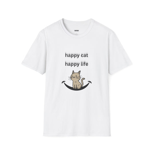 Happy Cat Happy Life Men's/Unisex (Bright Colors)