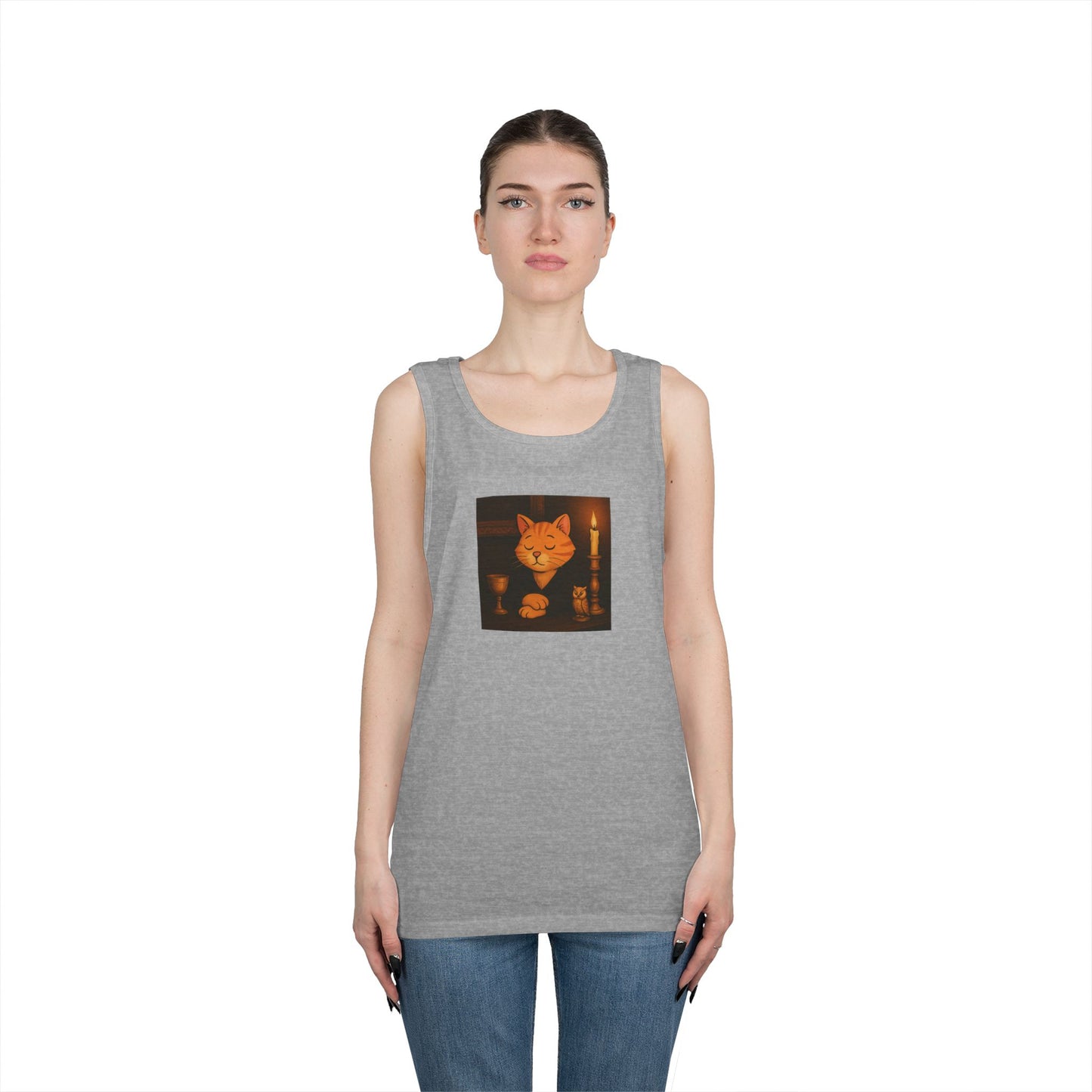 Melancholy Cat Men's/Unisex Tank Top