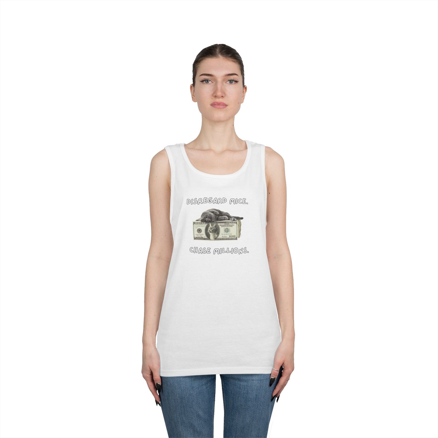 Disregard Mice Chase Millions Men's/Unisex Tank Top