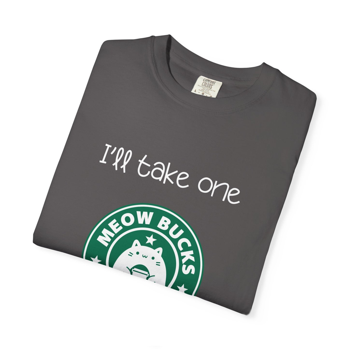 Meowbucks Coffee Men's/Unisex Cat T-Shirt