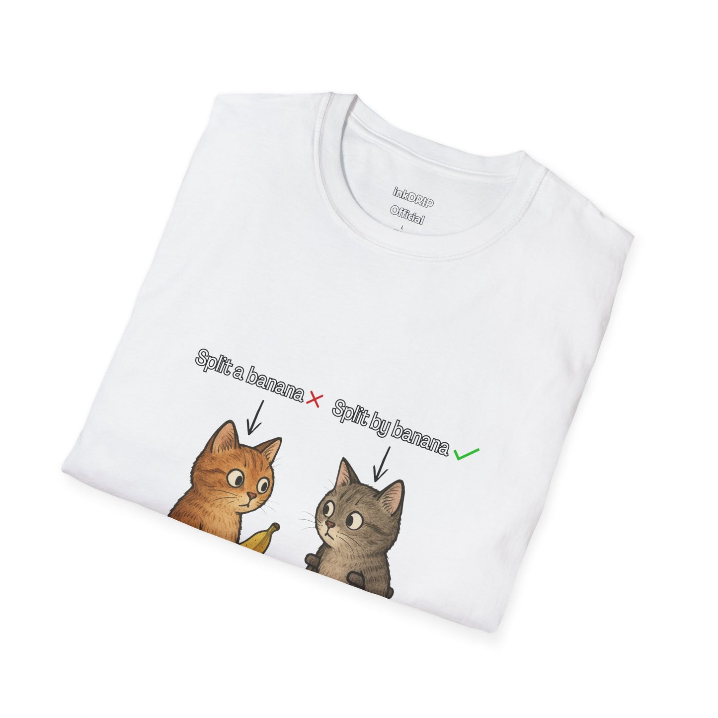 "Banana Split" Funny Cat T-shirt