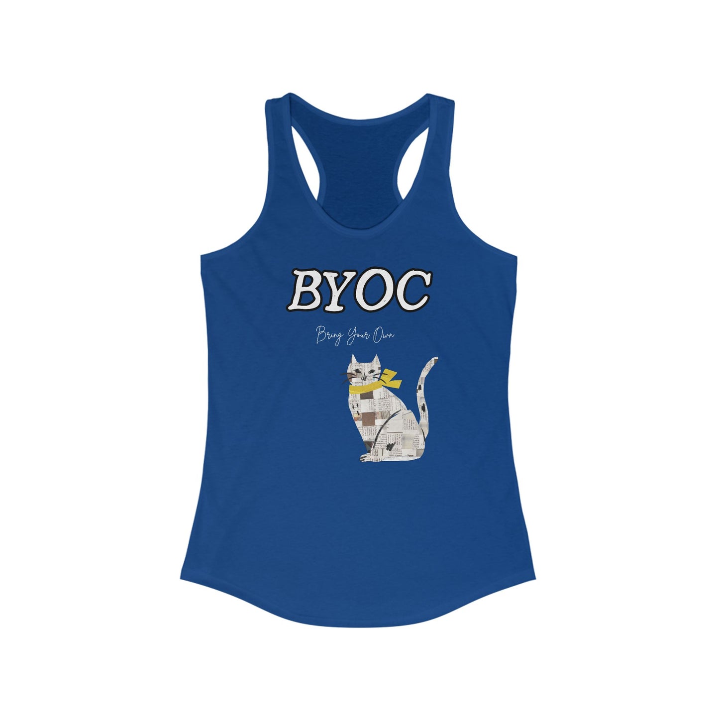 BYOC Bring Your Own Cat Funny Women's Tank Top