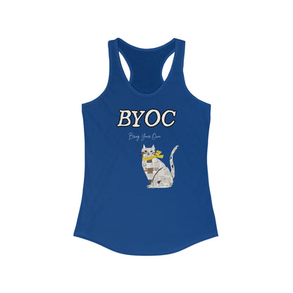BYOC Bring Your Own Cat Funny Women's Tank Top