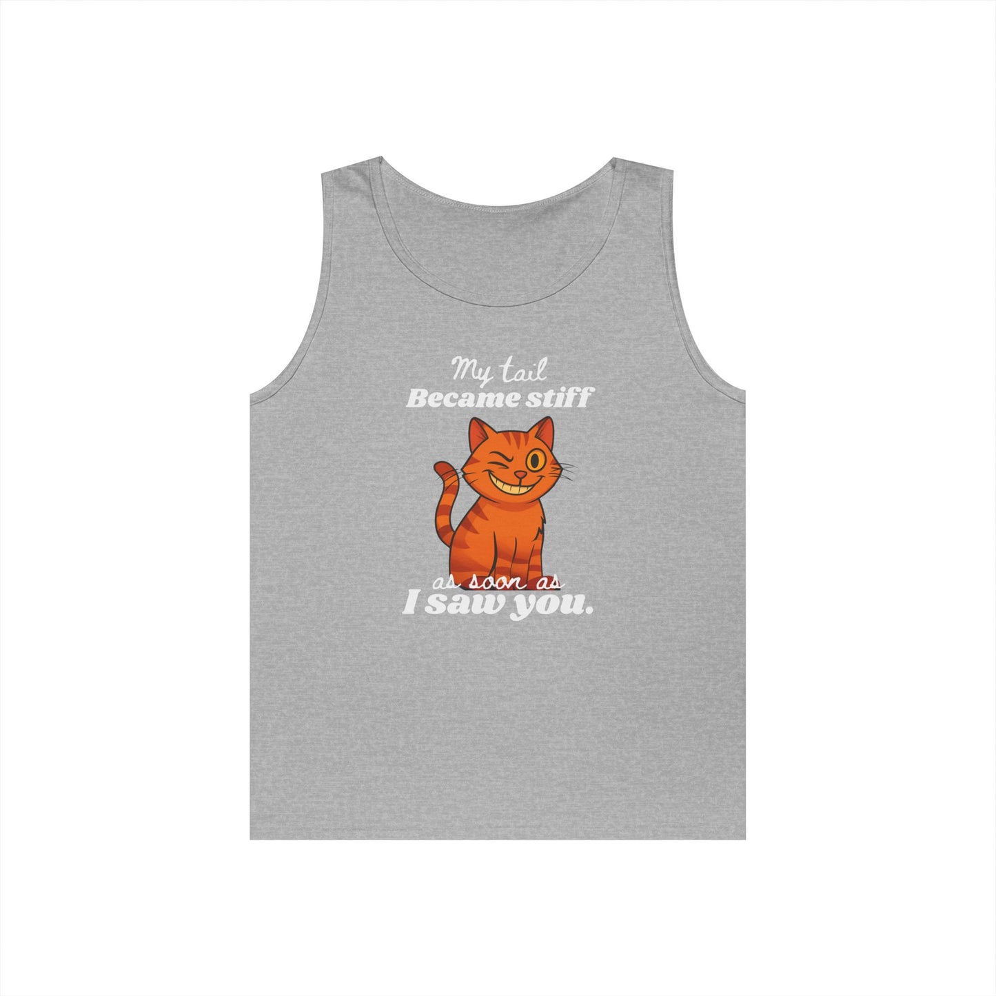 My Tail Got Stiff As Soon As I Saw You Men's/Unisex Edgy Tank Top