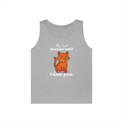 My Tail Got Stiff As Soon As I Saw You Men's/Unisex Edgy Tank Top