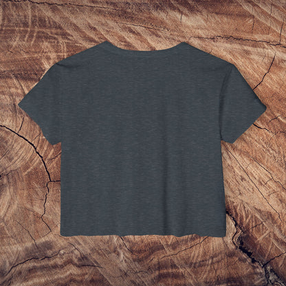 "IntoxiCATed" Crop-Top Shirt for Women