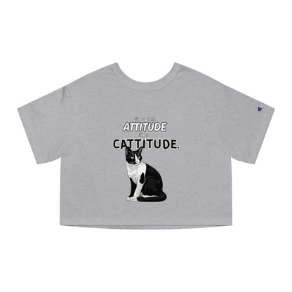 All About the Cattitude - Women's Crop Top