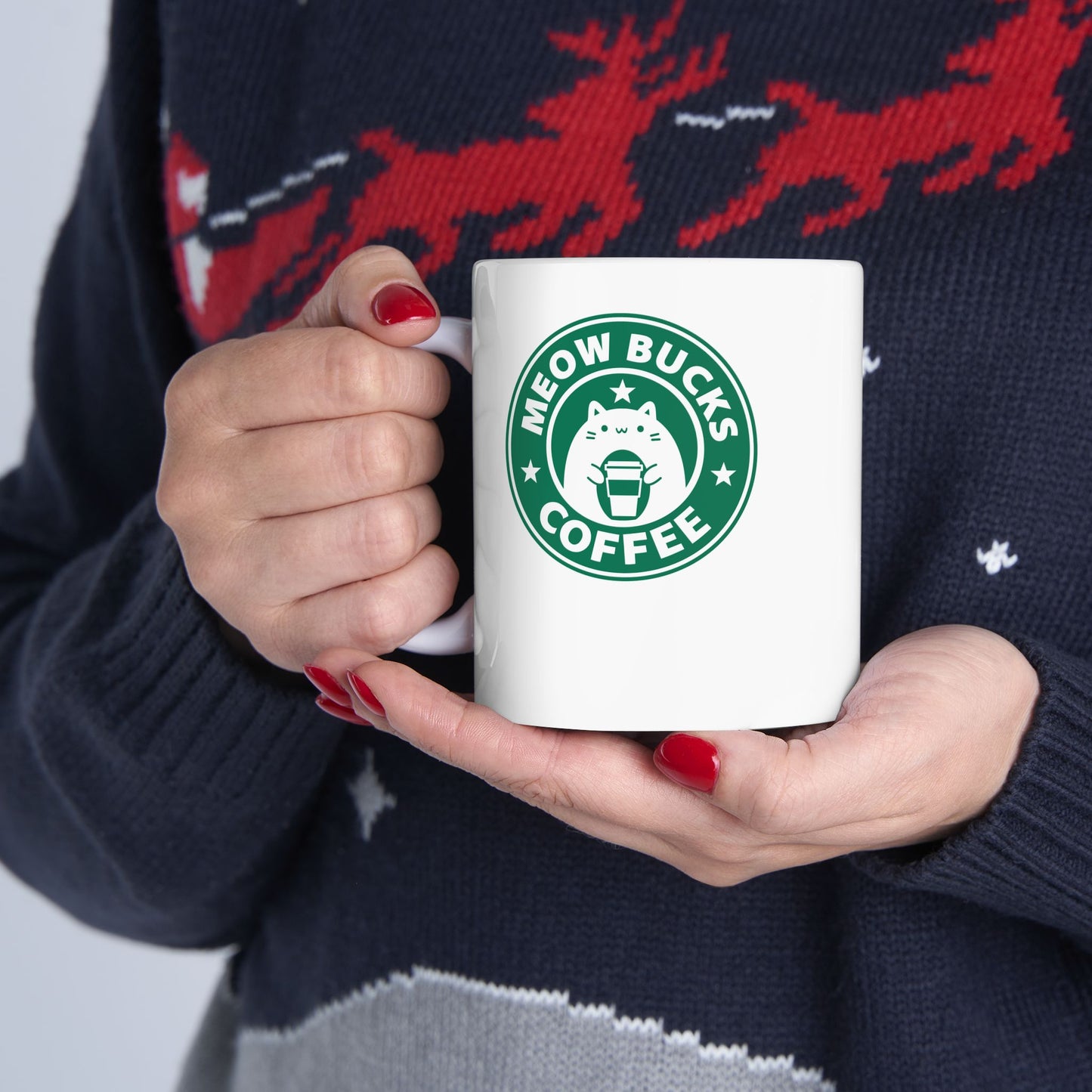 'Meowbucks Coffee' Coffee Mug