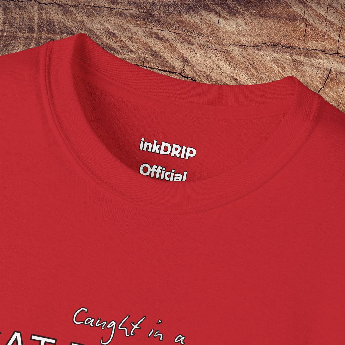 "Caught in a Cat Romance" - Parody T-Shirt for Women