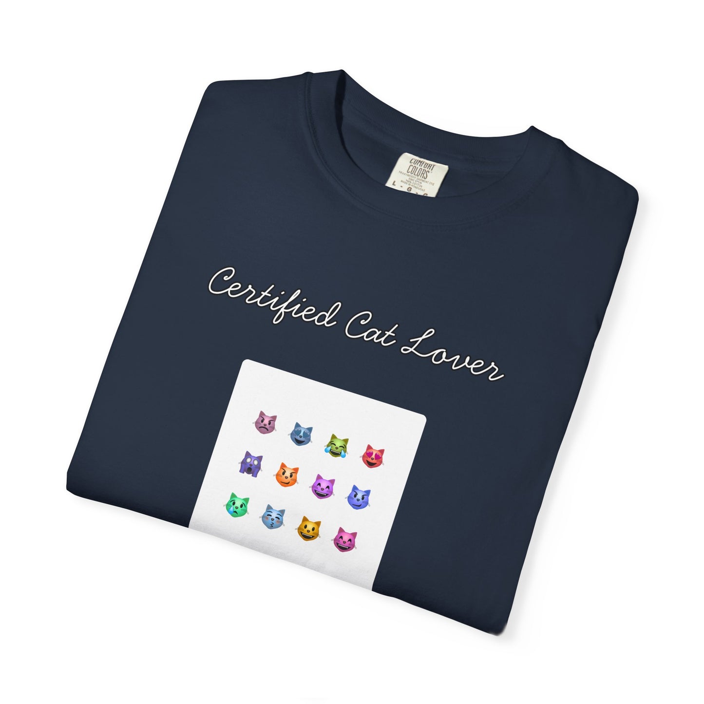 Certified Cat Lover Funny Men's/Unisex Tee