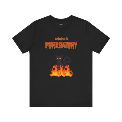 Welcome to Purrgatory Halloween Unisex Shirt