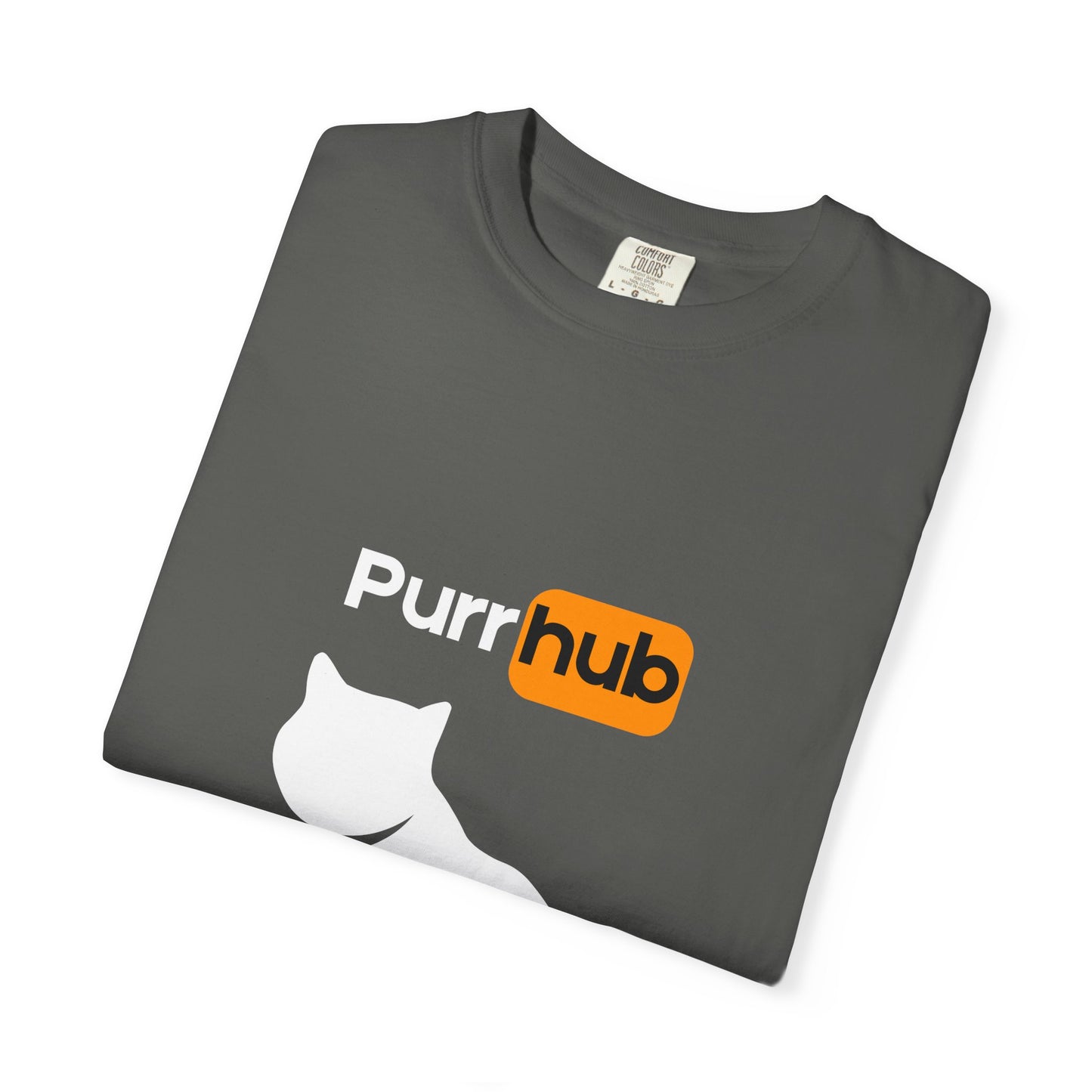 "Purr Hub" Edgy Cat T-Shirt