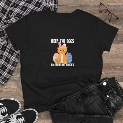 Keep the Eggs Funny Easter Women's T-Shirt