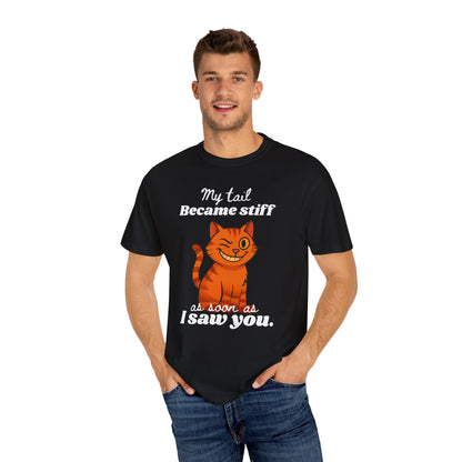 "Stiff Tail" Bold & Edgy Cat T-Shirt