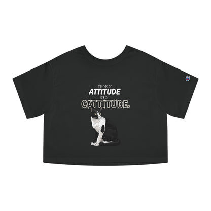 All About the Cattitude - Women's Crop Top