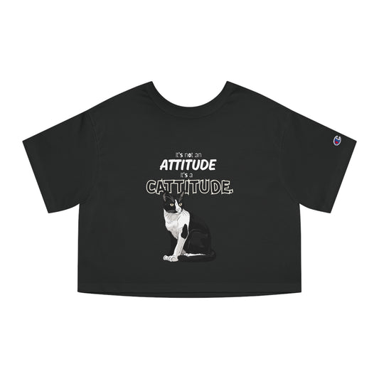All About the Cattitude - Women's Crop Top