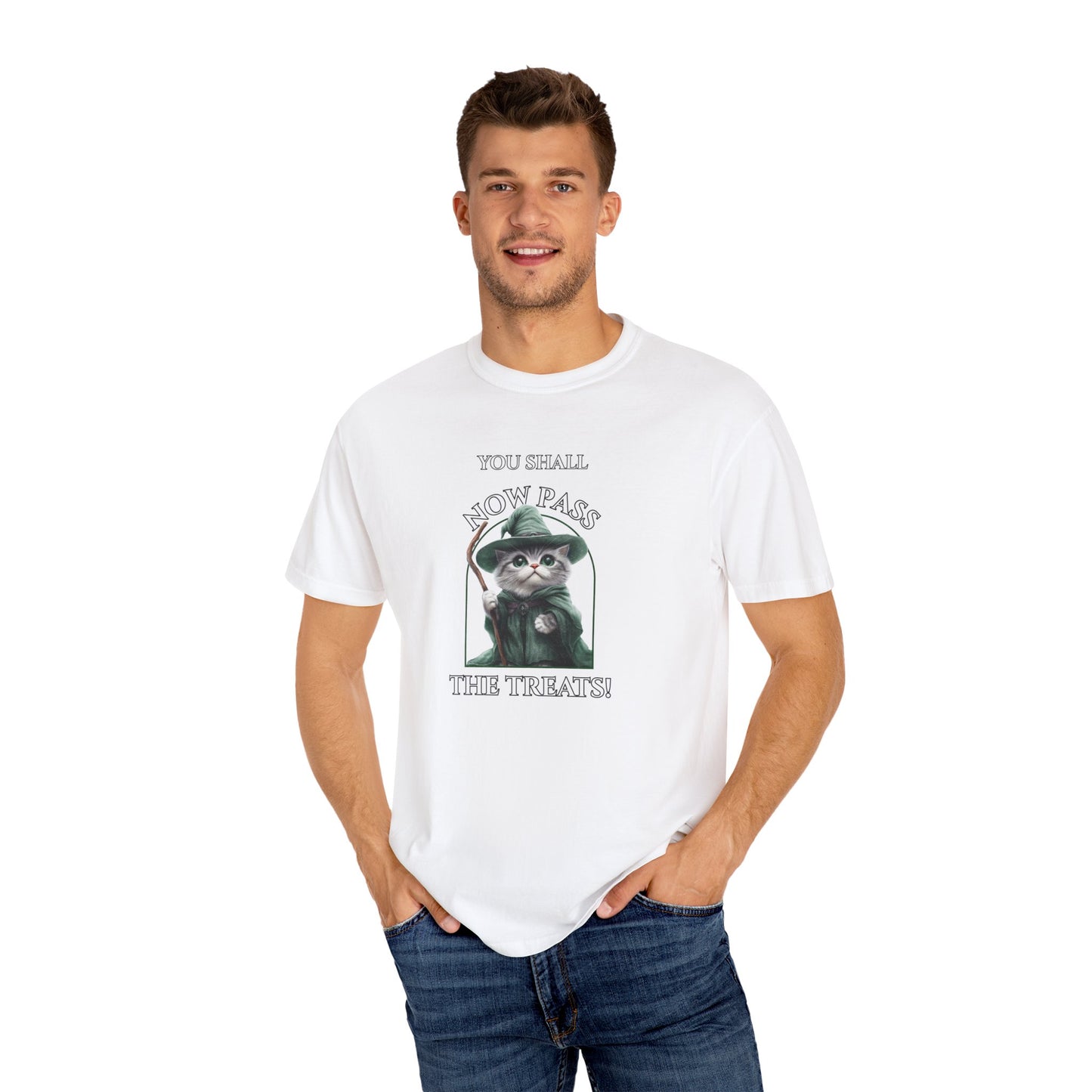 You Shall Now Pass the Treats Funny Men's/Unisex T-Shirt