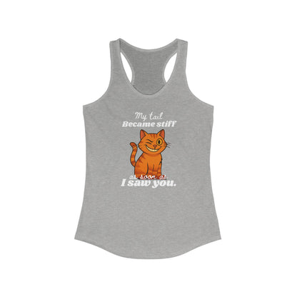 My Tail Got Stiff As Soon As I Saw You Edgy Women's Tank Top