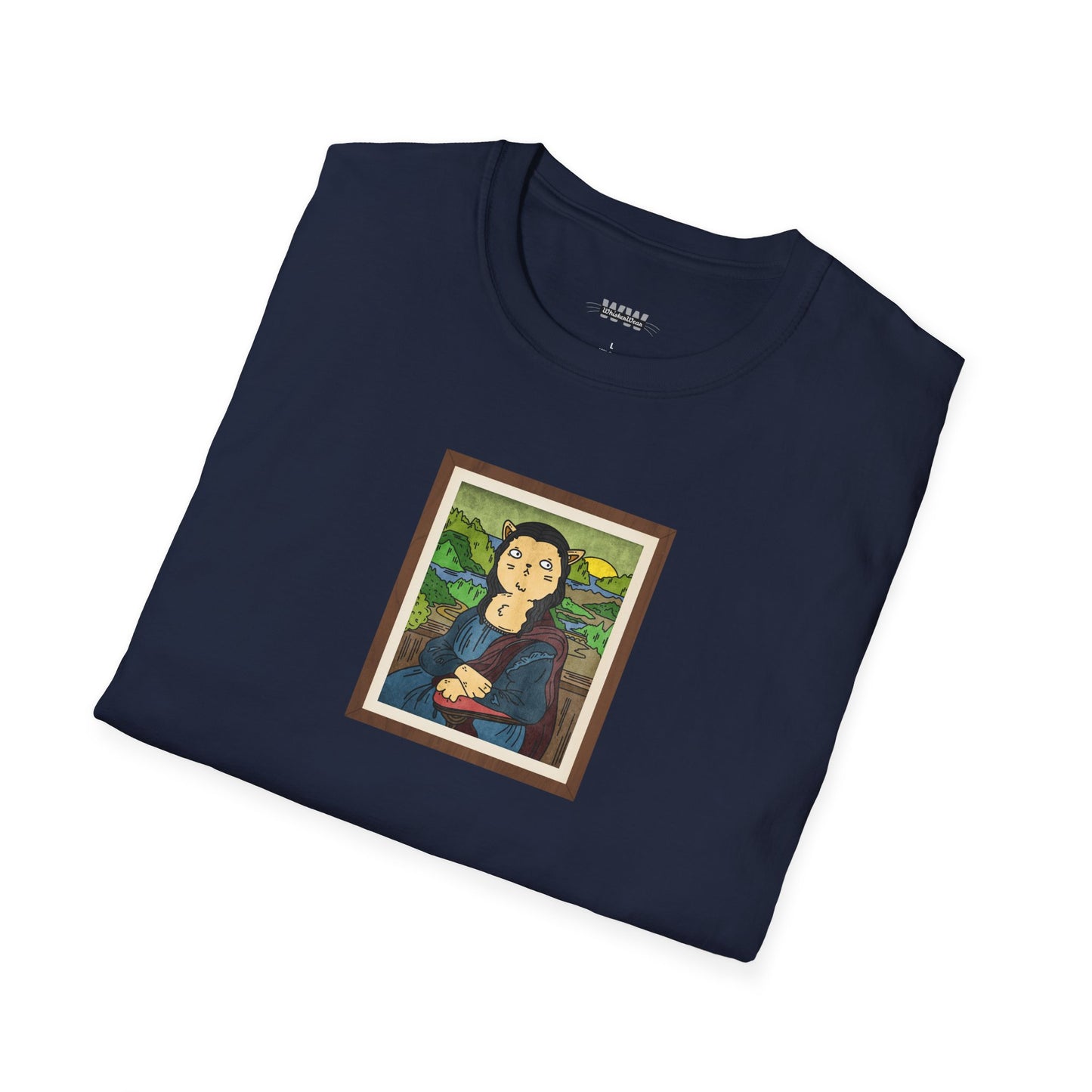 'Meowna Lisa' Funny Men's/Unisex T-Shirt