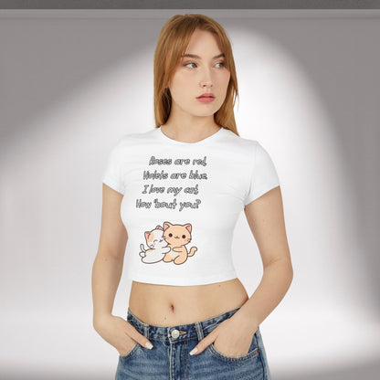 I Love My Cat - Women's Baby Tee