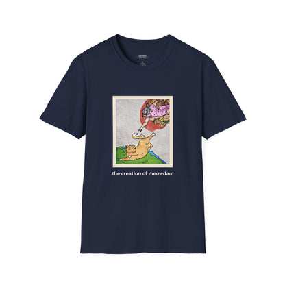 Creation of Meowdam Unisex T-Shirt